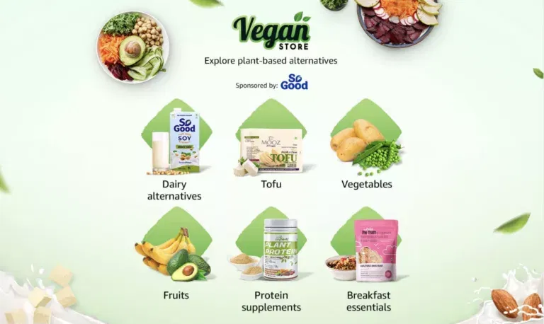 Amazon Fresh Curates a Vegan Store to Meet the Growing Demand in India